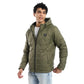 Olive Waterproof Hooded Jacket