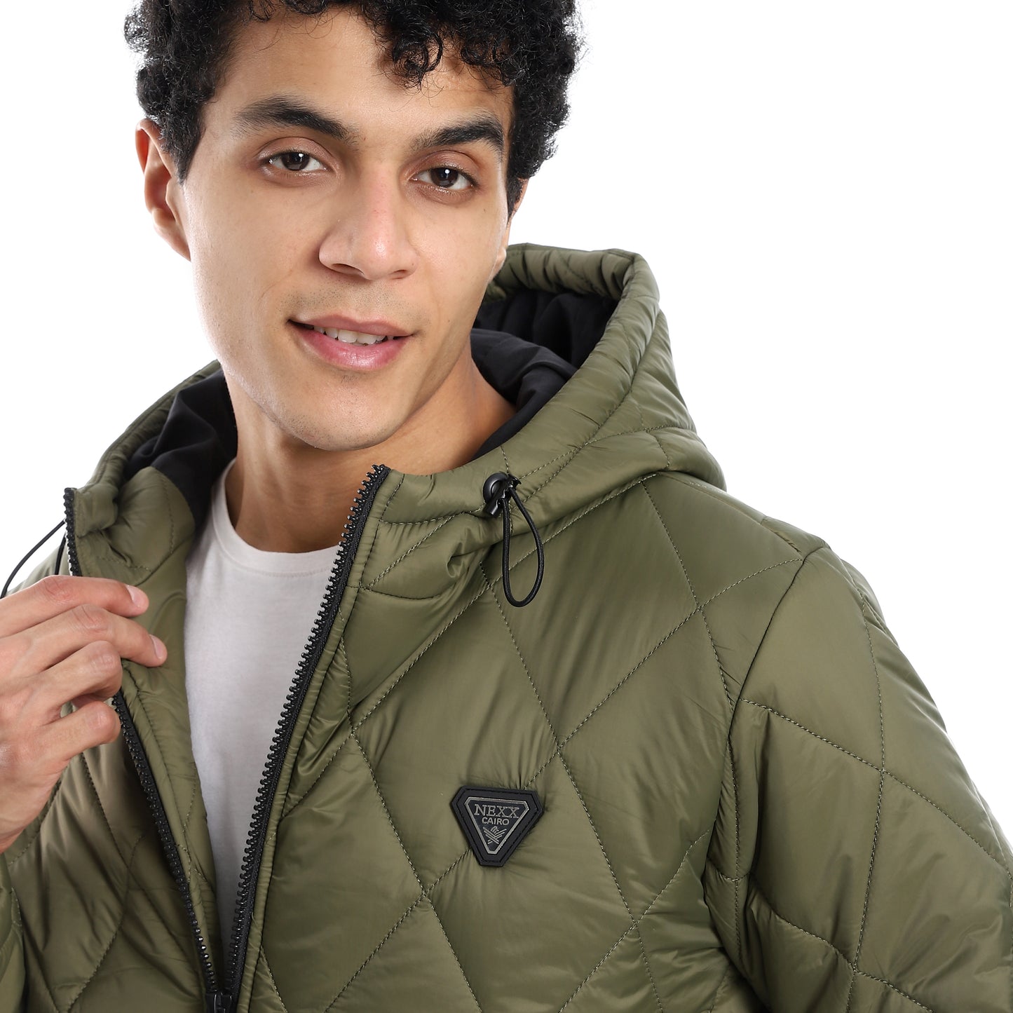 Olive Waterproof Hooded Jacket