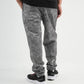 ATUM| Printed Cinchable Hems Men's Pants - Black