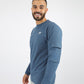 Steel Blue Long-Sleeve T-Shirt