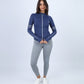 Navy Athleisure Inspire Zip Jacket