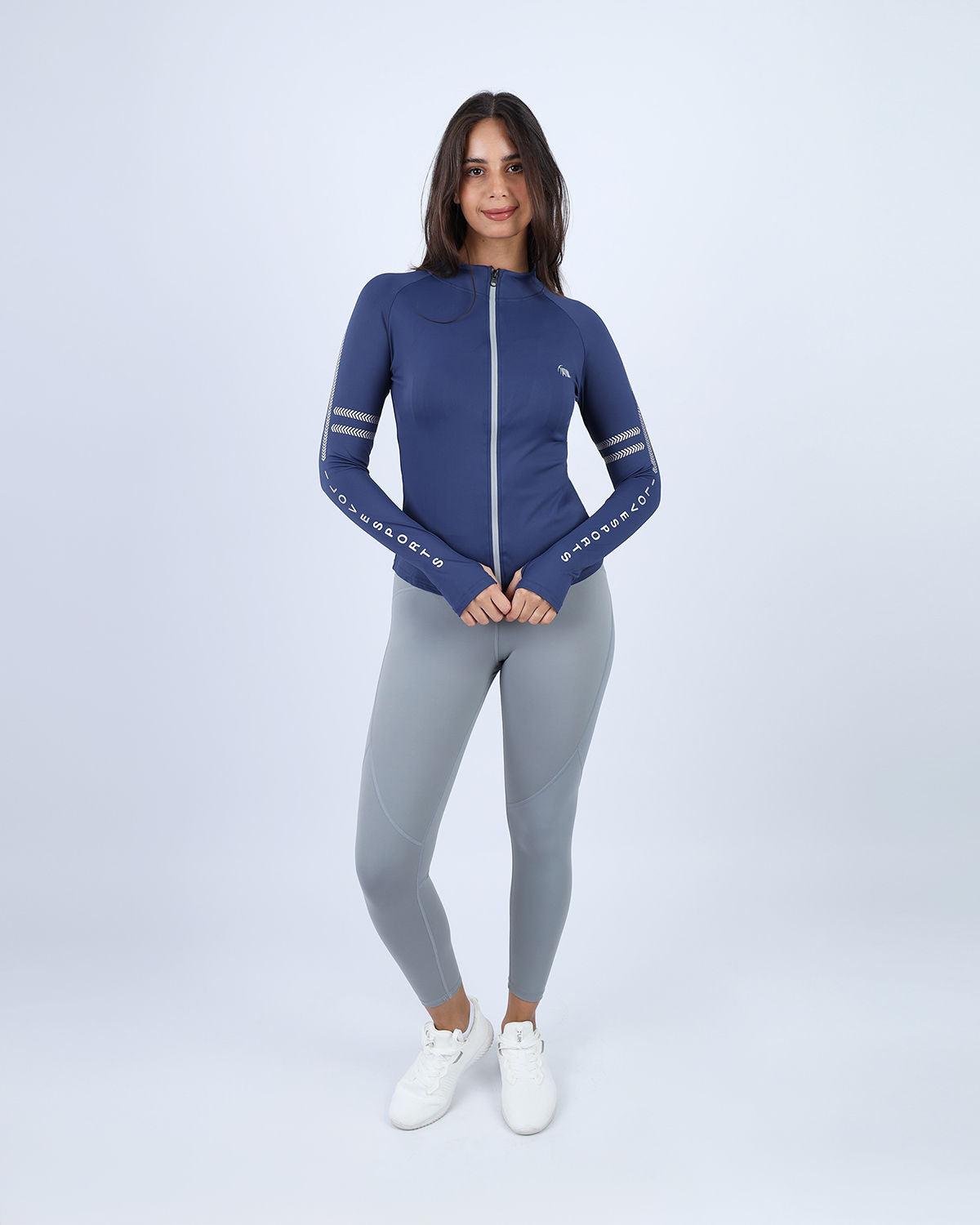 Navy Athleisure Inspire Zip Jacket