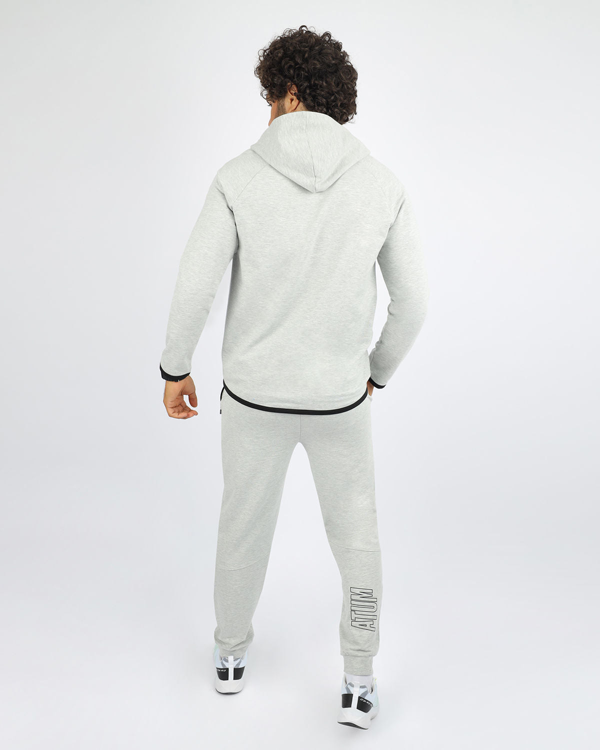 Gray Full Zip-up Hoodie