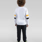 White Long-Sleeves Training T-shirt for Teen Boys