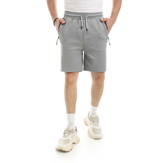 Short With Zipper And Pocket