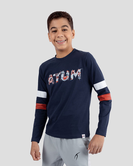 Long Sleeves Training T-shirt For Teen Boys