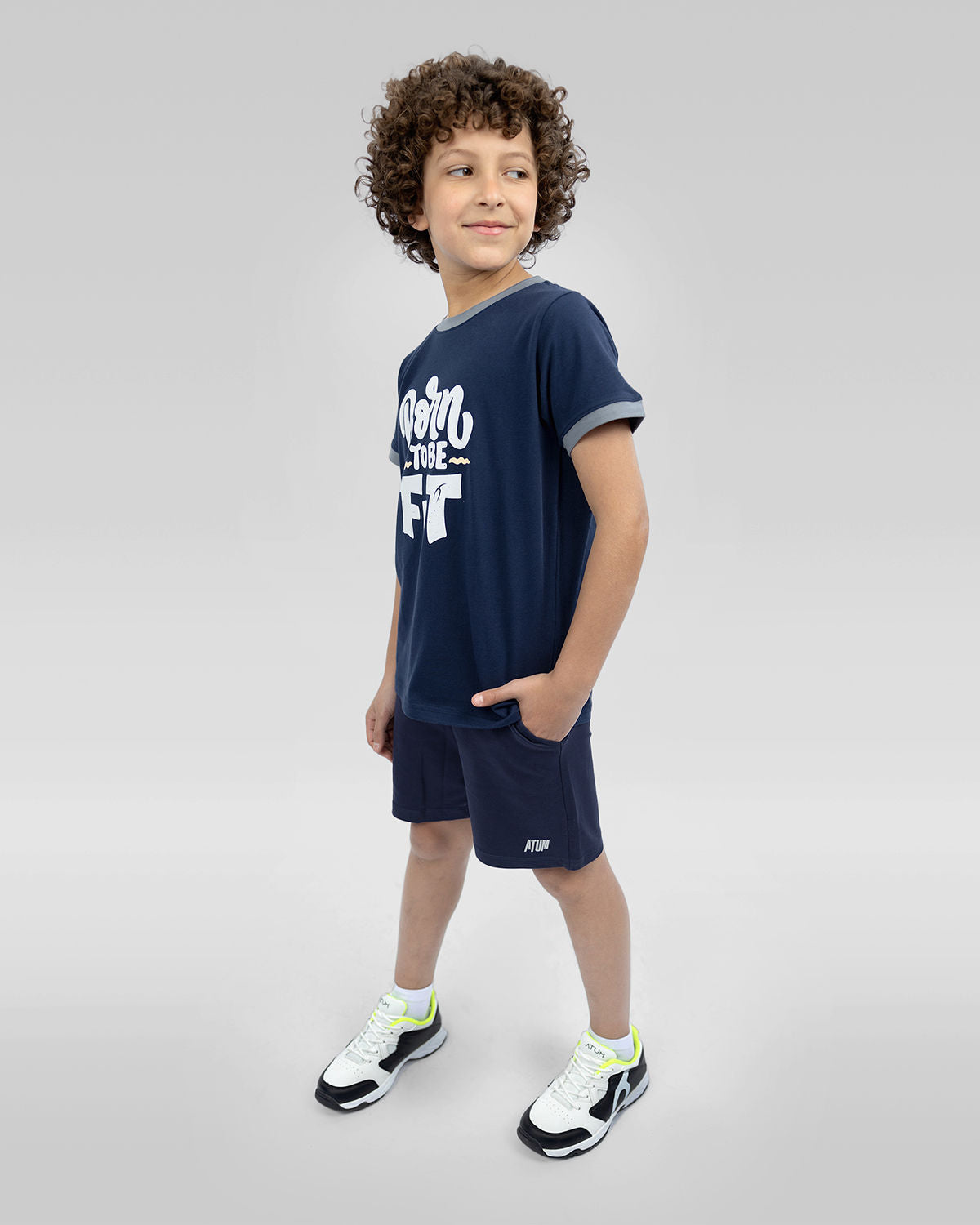 Atum Boy'S Be Fit Crew-Neck T-Shirt