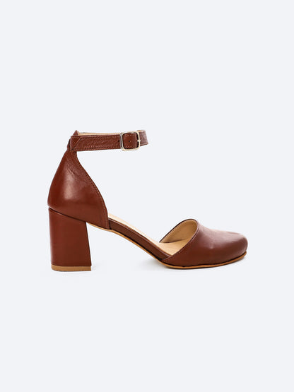 Toecap Shape Sandal Camel