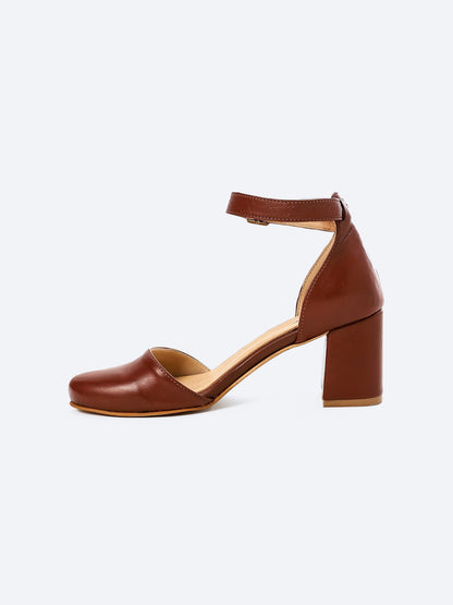 Toecap Shape Sandal Camel