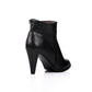 Black High Heels Simple Ankle Boots