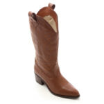 Brown Mid-Calf Cowboy Boots