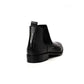 Black Classic Genuine Leather Ankle Boot