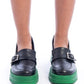 Black Chunky Loafer Shoes