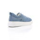 Light Blue Flat Denim Sneakers