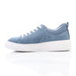 Light Blue Flat Denim Sneakers