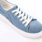 Light Blue Flat Denim Sneakers