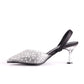 Black Soiree Rhinestones High Heel Shoes