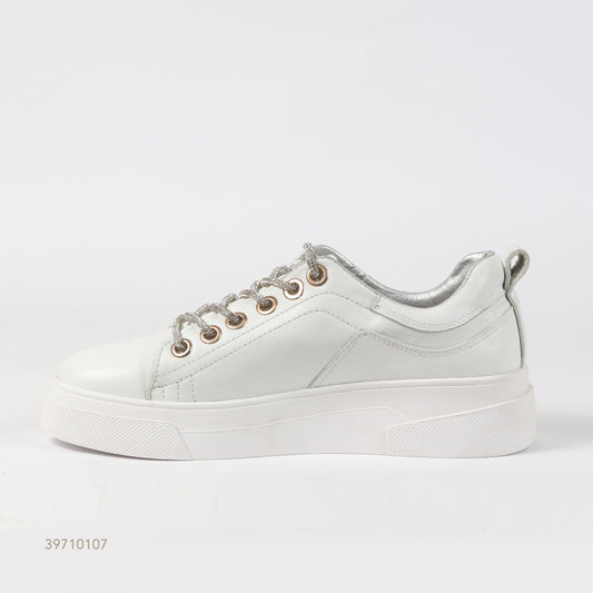 Mr.Joe Strass Lace-up Leather Sneakers