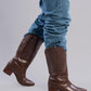 Brown Western Half Boots