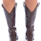 Brown Western Half Boots