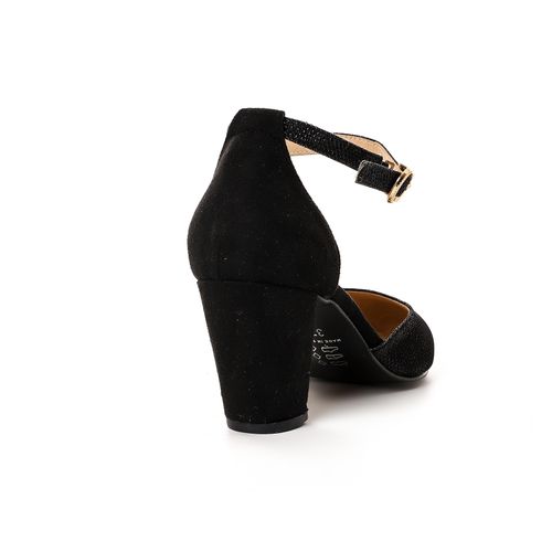 XO Style Oval Toe Mid Heel Shoes