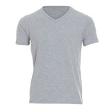 Doe Gray Cotton V-Neck T-Shirt