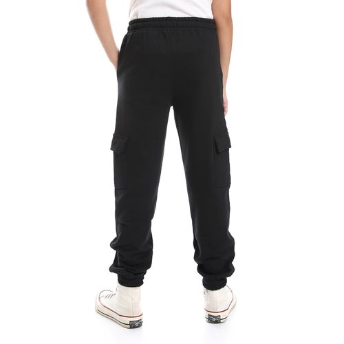 Side Flap Pockets Sweatpants For Teen Boys