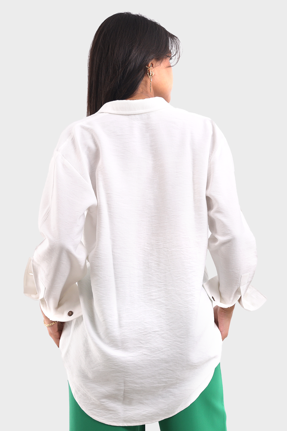 Okoye Linen Oversized Shirt