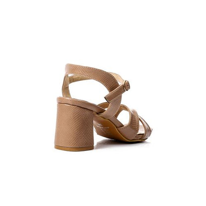 Criss Cross Heeled Sandal