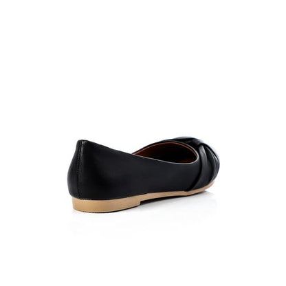 Elegant Leather Flat Shoes