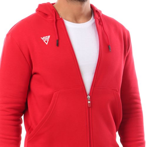 Viga Cotton Zipped Hoodie