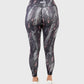 ATUM| Marble Printed Women's Leggings - Gray