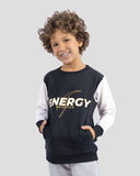 Black Energy Sweatshirt for Teen Boys