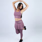 Dusty Purple Life Yoga Fitness Sports Bra