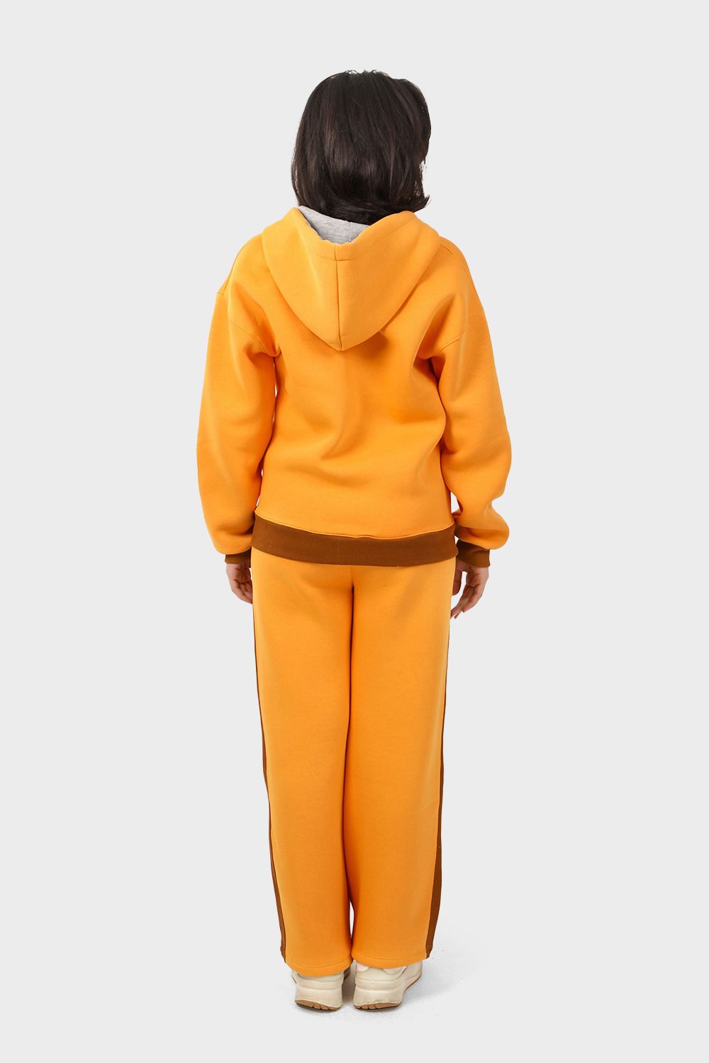 Shechick Bi-Tone Hoodie & Sweatpants Tracksuit Set