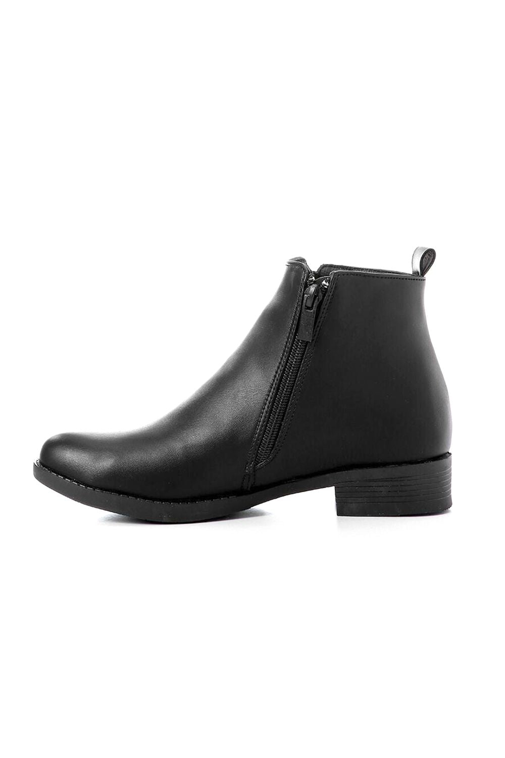 XO Style Two Side Zipper Ankle Boot