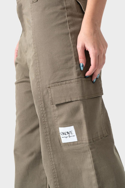 Okoye Olive Cargo Pants