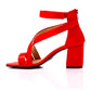 XO Style Plain High Heels Sandals