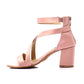 XO Style Plain High Heels Sandals