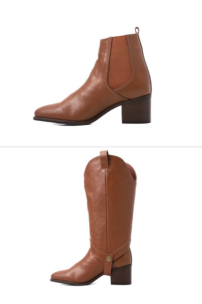 Trendy Two Pieces Cowboy Boots