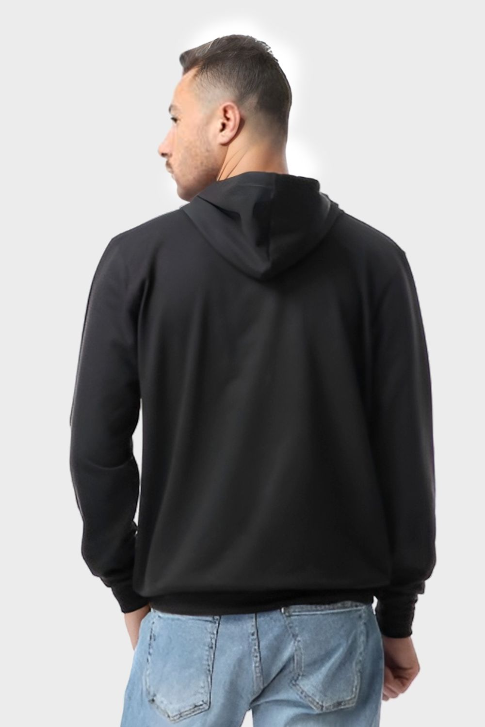 Izor Zipped Hoodie with Front Pockets