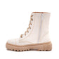 XO Style Combat Boot with Side Zip-Up