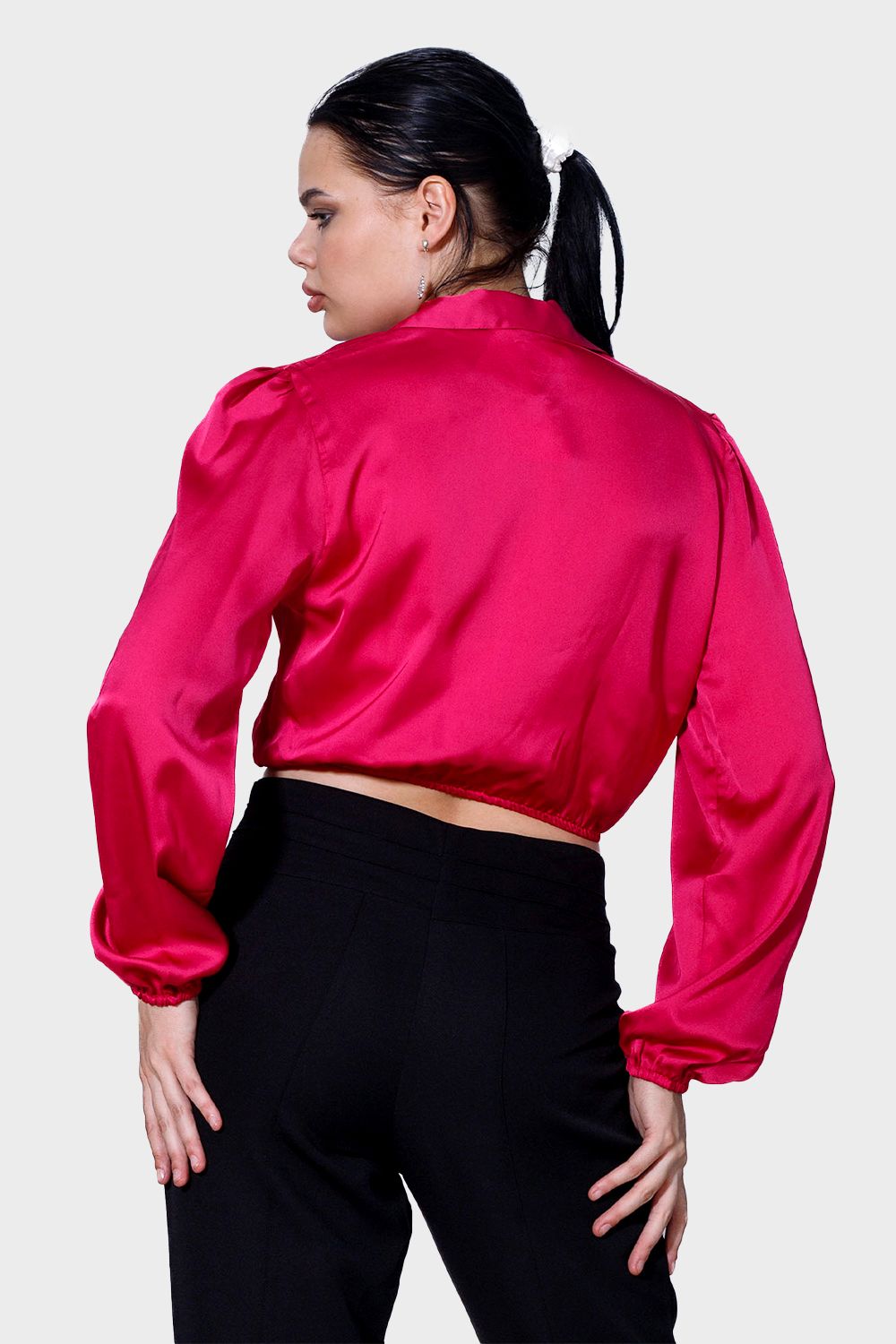 Miss Venus Fashionable Cropped Blouse