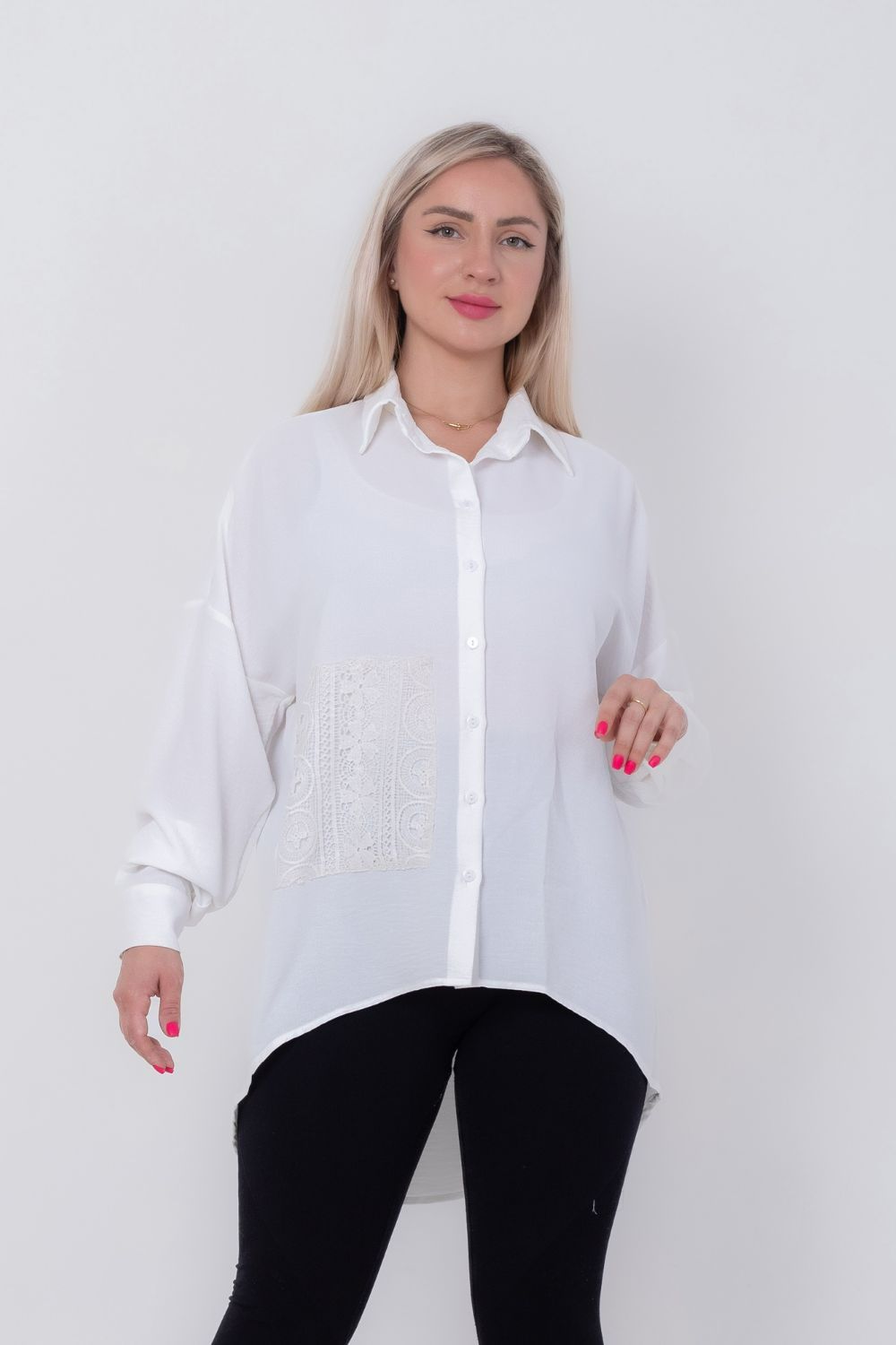 Miss Venus Mesh Pocket Shirt