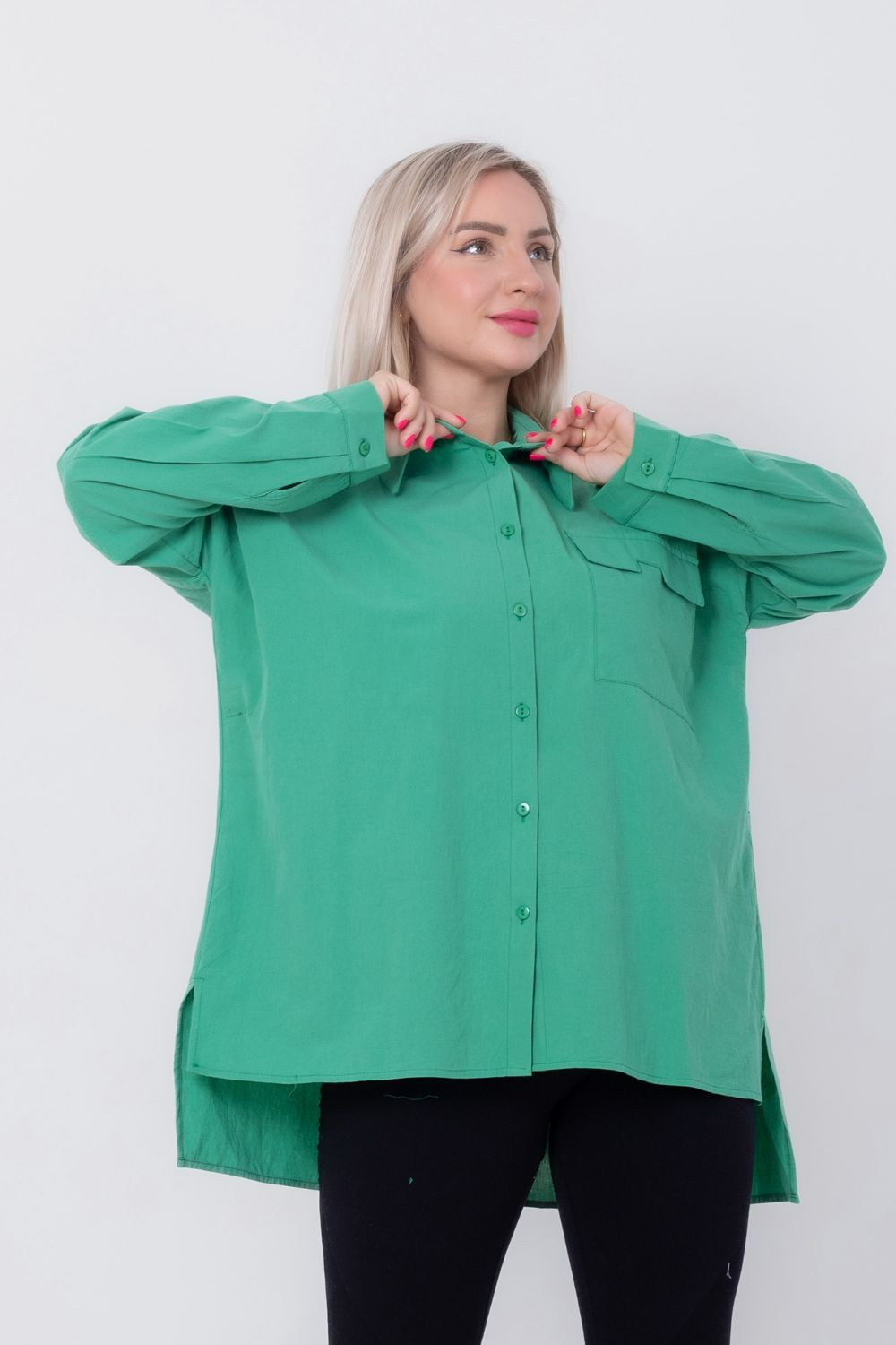 Miss Venus High Low Basic Shirt