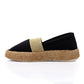 Mr.Joe Elastic Glittery Strap Espadrilles