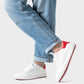 Okoye White Plain Sneakers