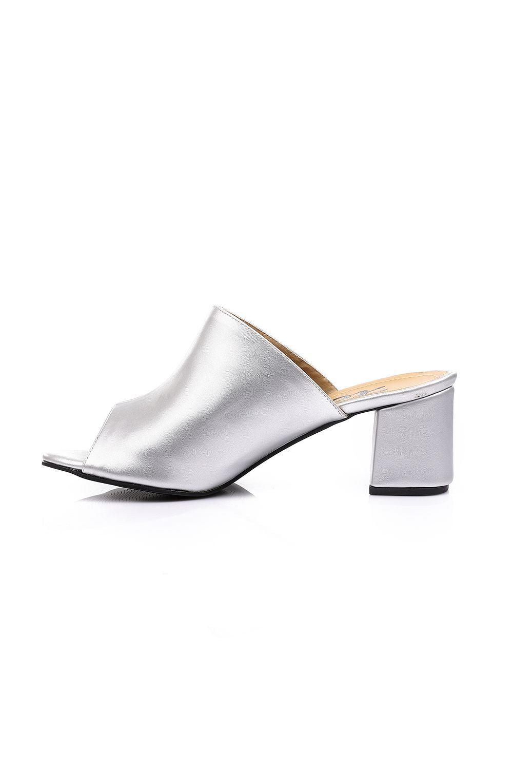 XO Style Chunky Heeled Slides