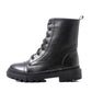 XO Style Combat Boot with Side Zip-Up