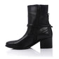 Mr.Joe Fashionable Side Zipper Half Boots